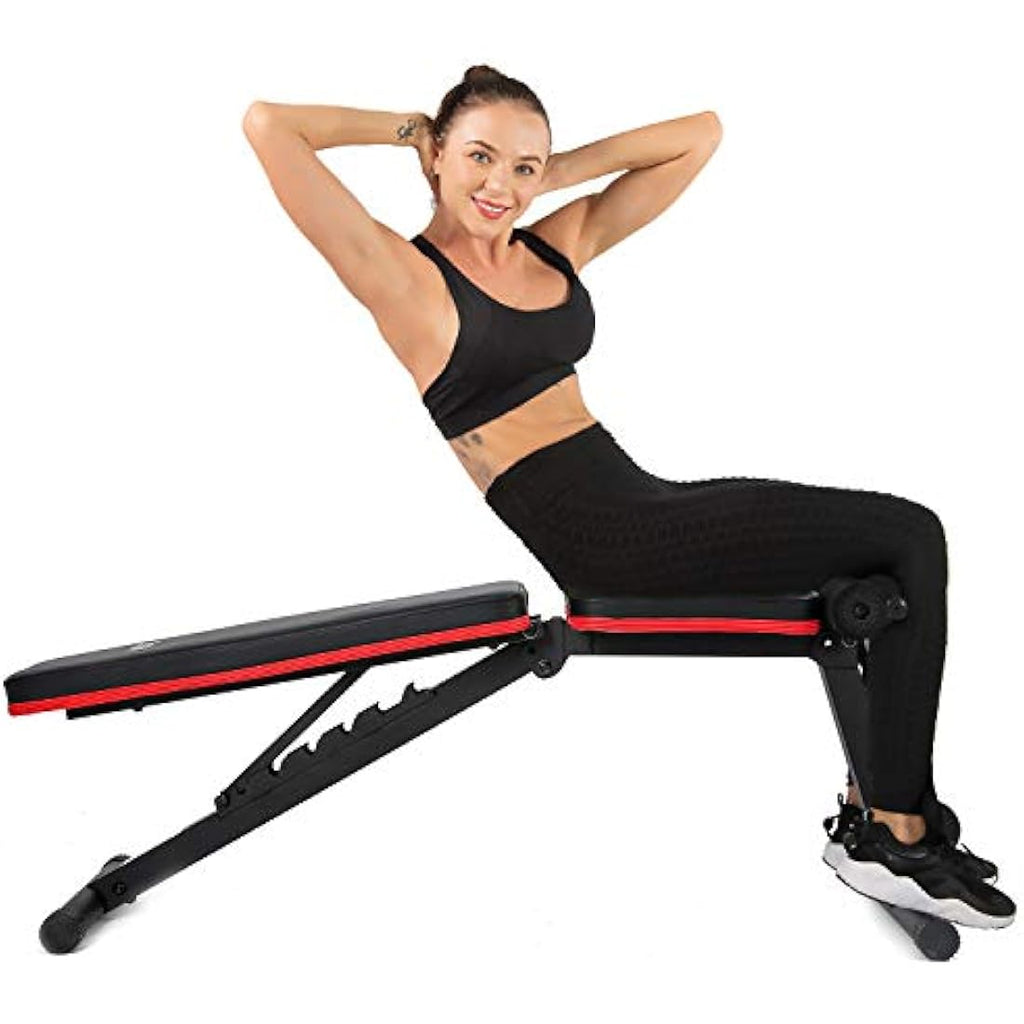 ISE SY-5902 Adjustable Weight Bench | Foldable 7-Position Home Gym