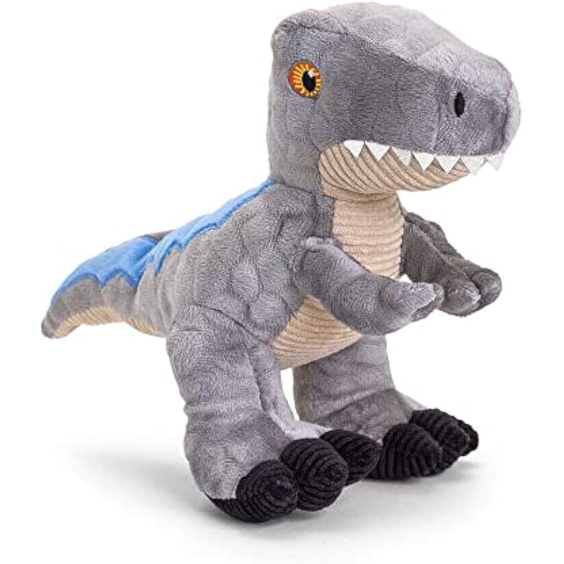 Deluxe Paws Raptor Dinosaur Plush – 100% Recycled Eco-Friendly Soft Toy