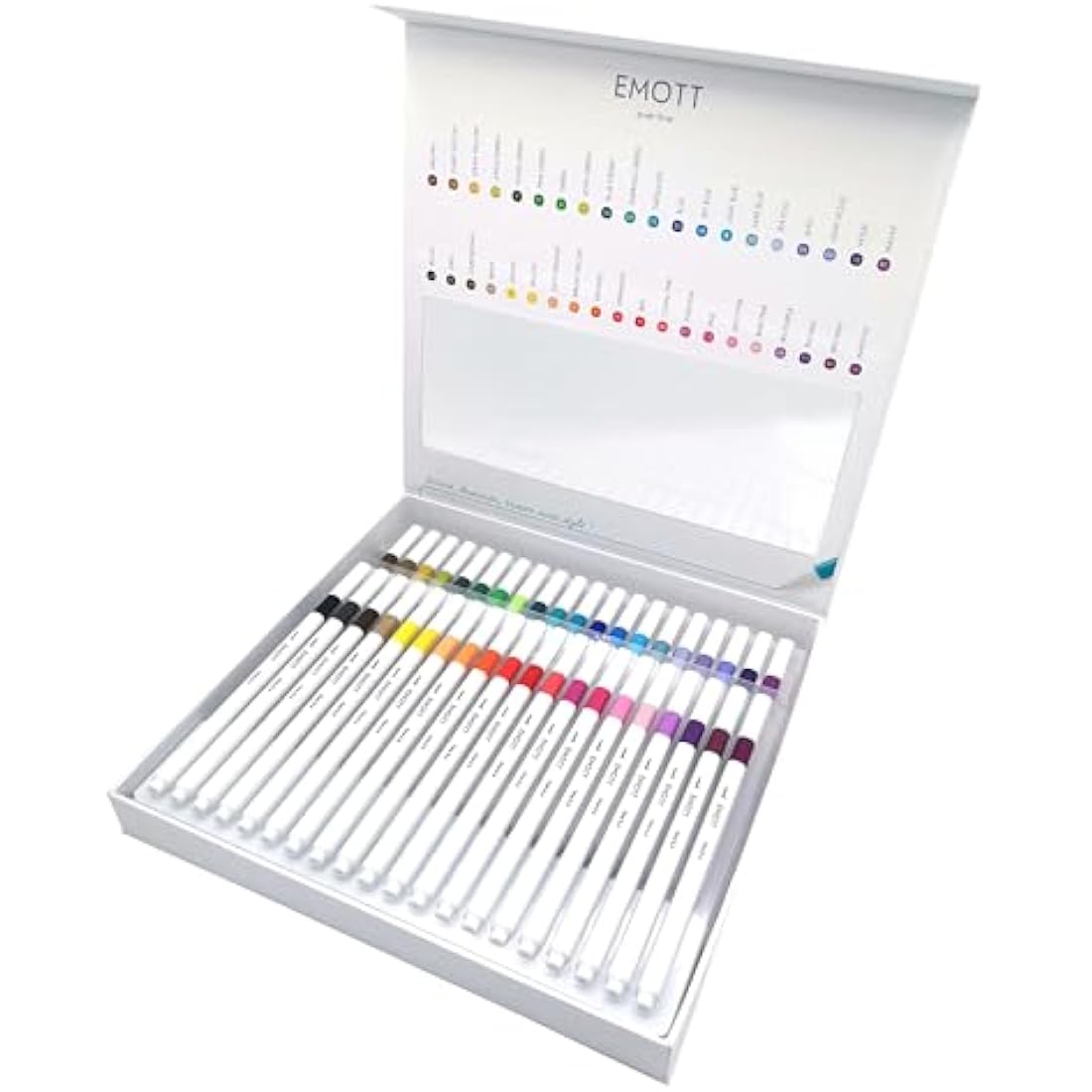 Uni-ball Emott Fineliner Pens – 40 Color Set – 0.4mm Fine Tip Drawing Pens