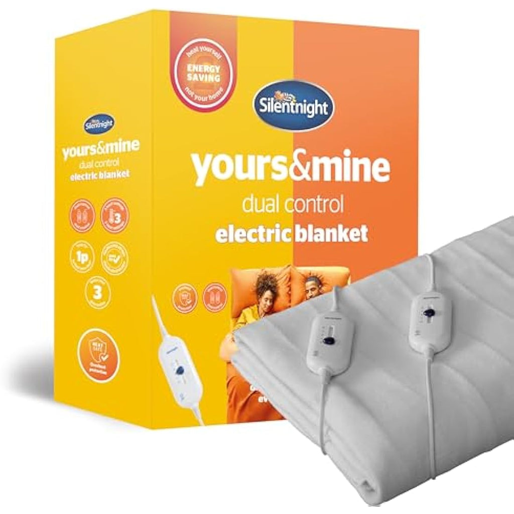 Silentnight King Size Dual Control Electric Blanket | 3 Heat Settings