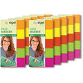 Sigel HN655 Index Page Markers | 2000 Paper Sticky Flags, 5 Colors