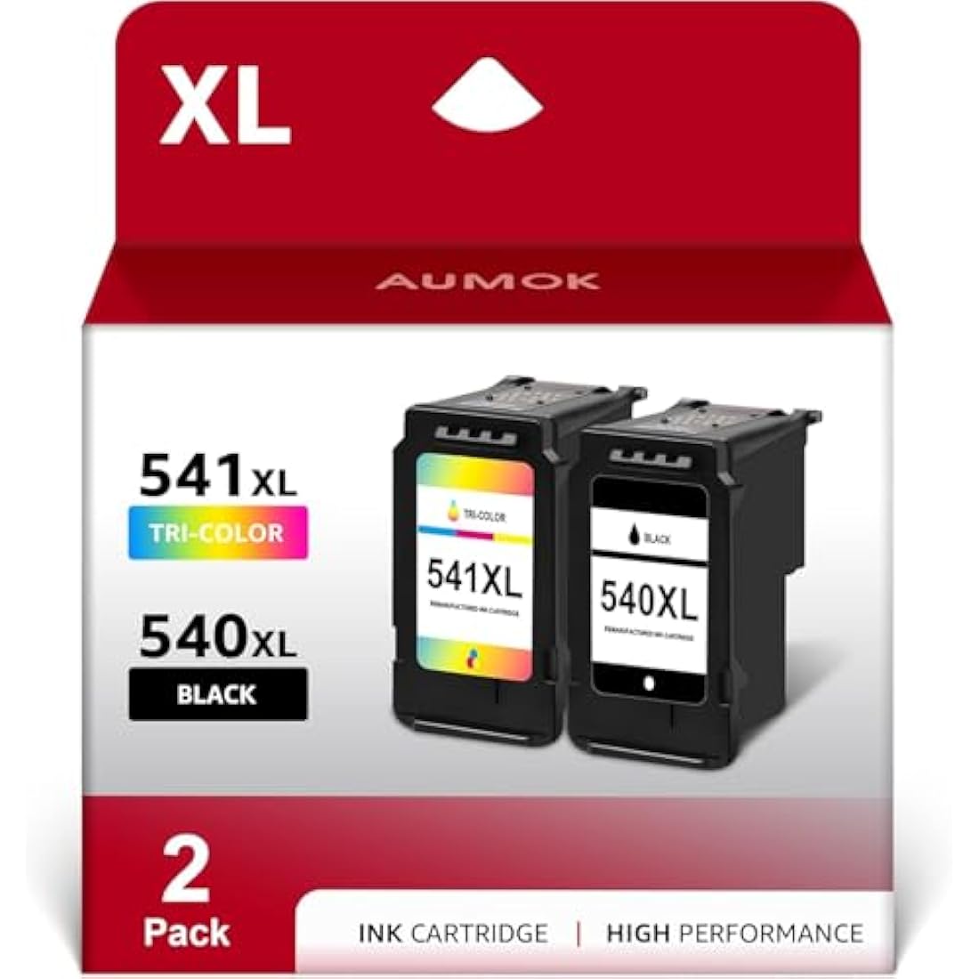 AUMOK 540XL 541XL Ink Cartridges Multipack for Canon Pixma MG3650 TS5150