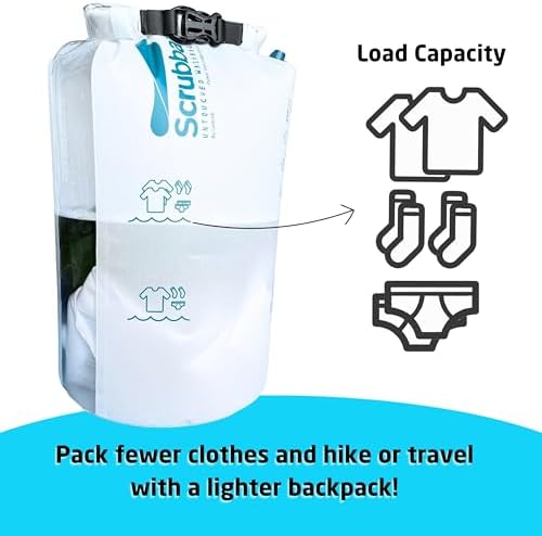 Scrubba Untouched Portable Wash Bag – Eco-Friendly Manual Travel Washer