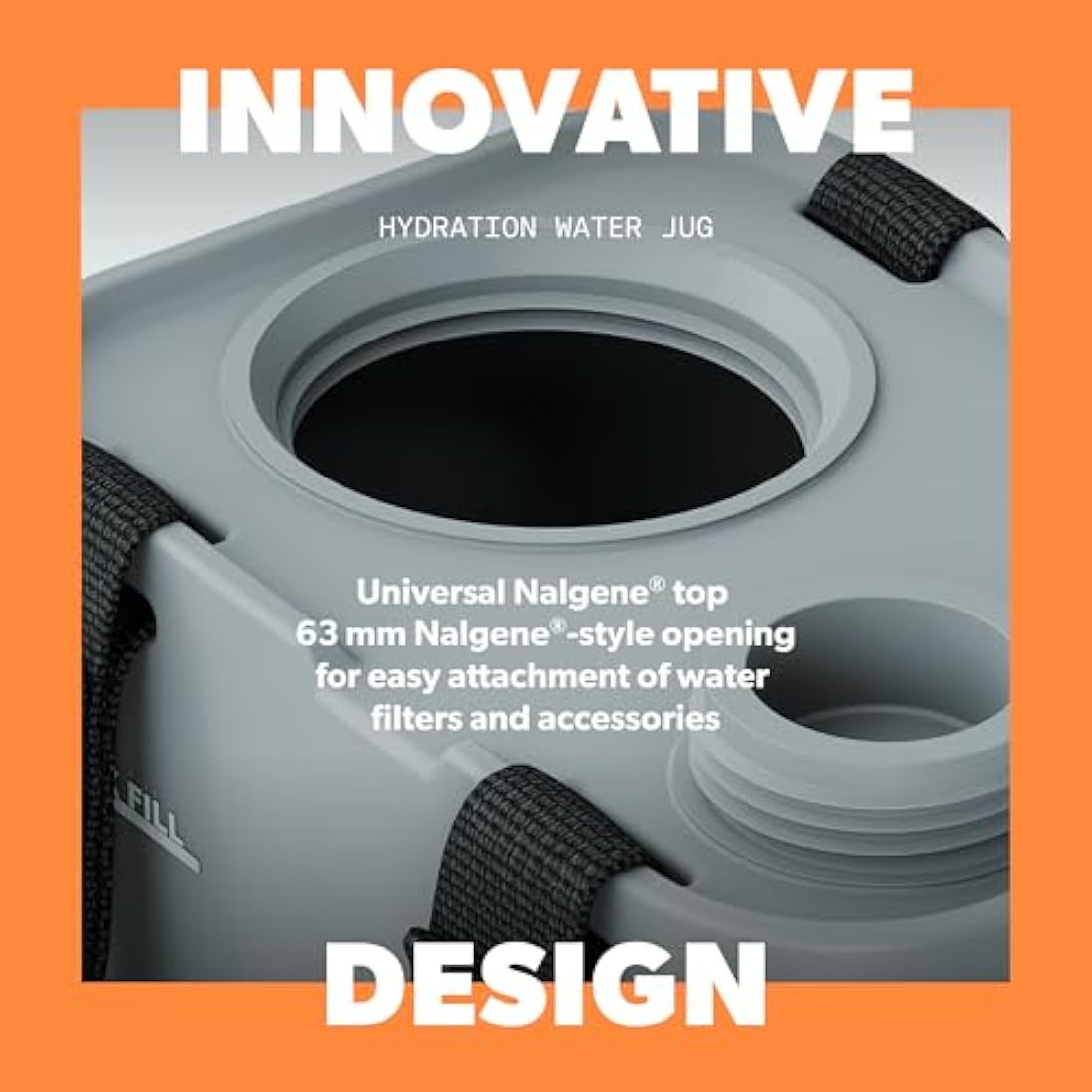 Dometic Go Hydration Water Jug – 11L BPA-Free Storage in Glacier