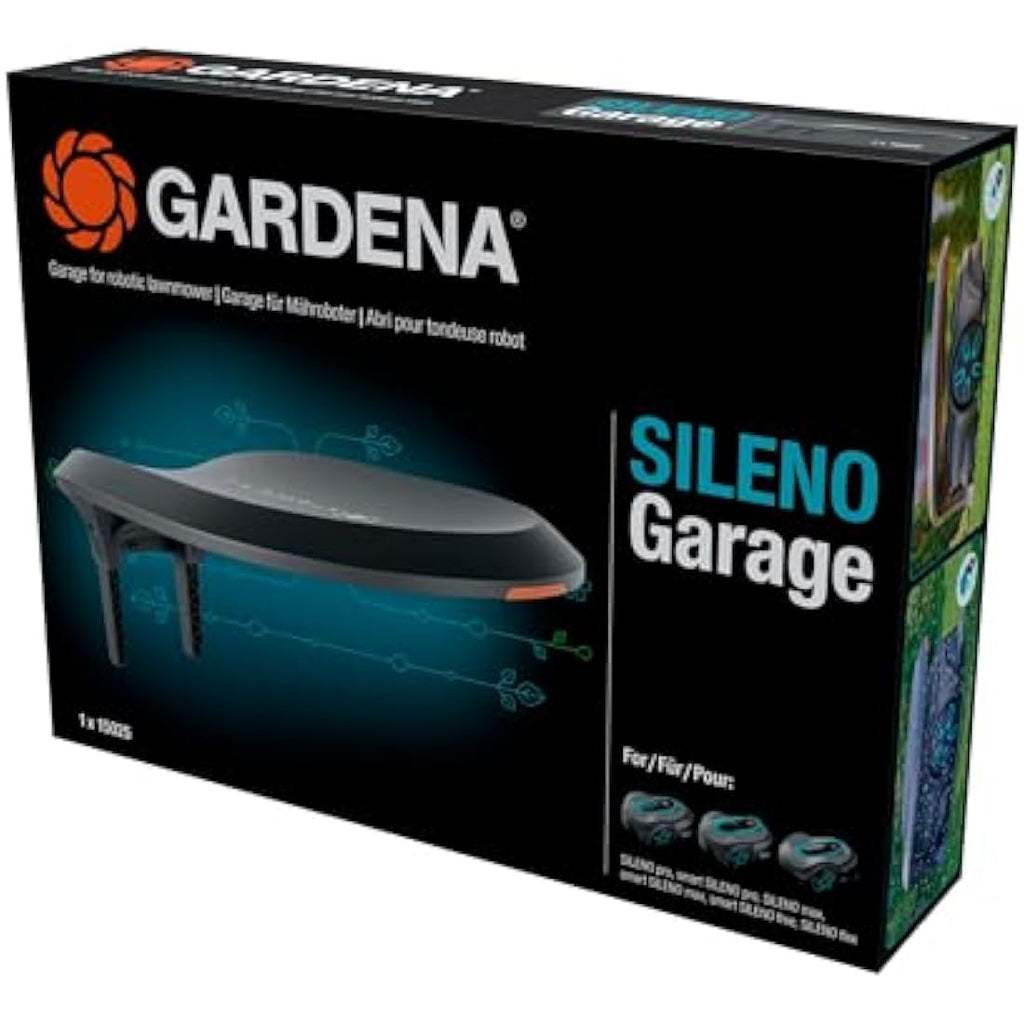 GARDENA Robotic Mower Garage for SILENO Pro/Max/Free – UV-Resistant