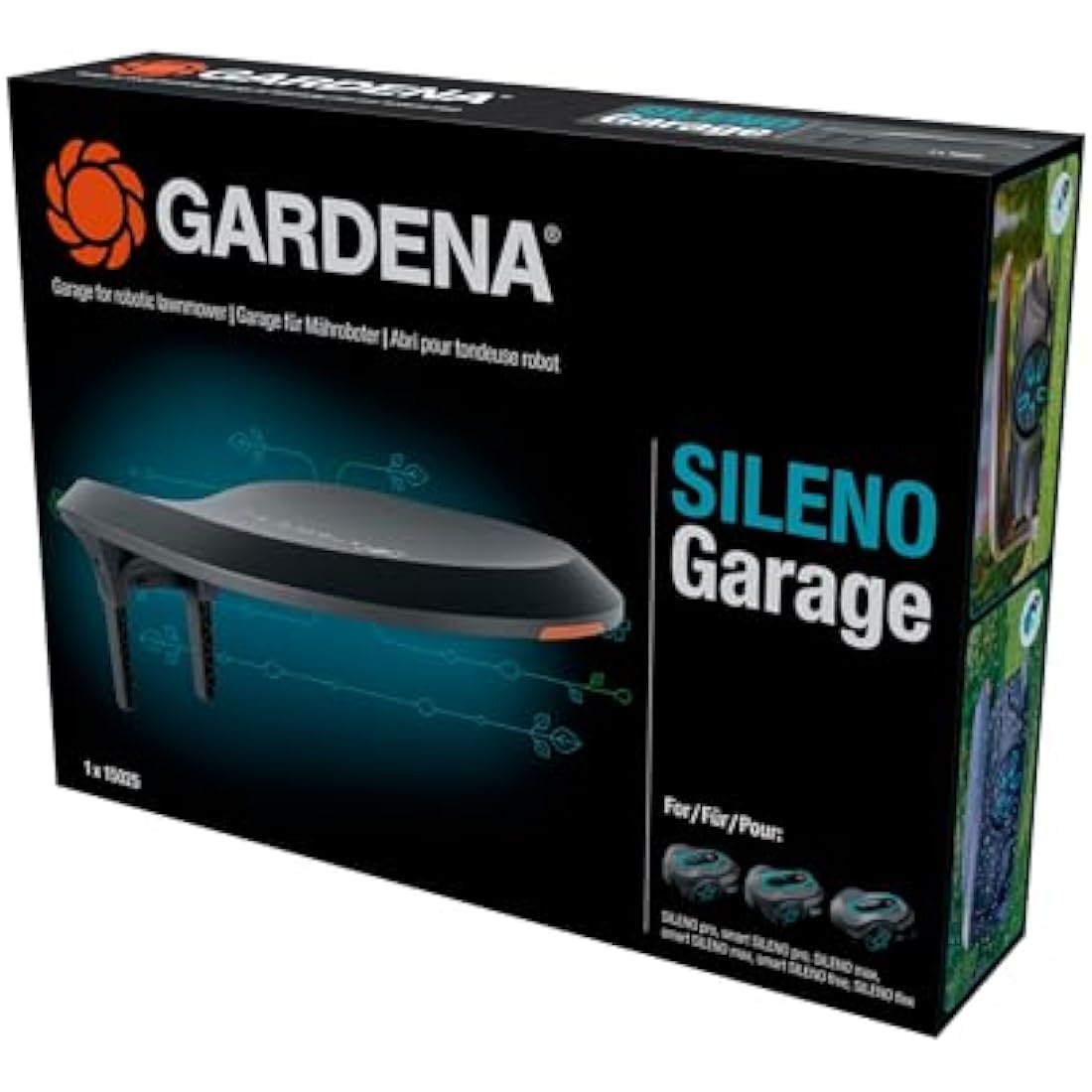 GARDENA Robotic Mower Garage for SILENO Pro/Max/Free – UV-Resistant