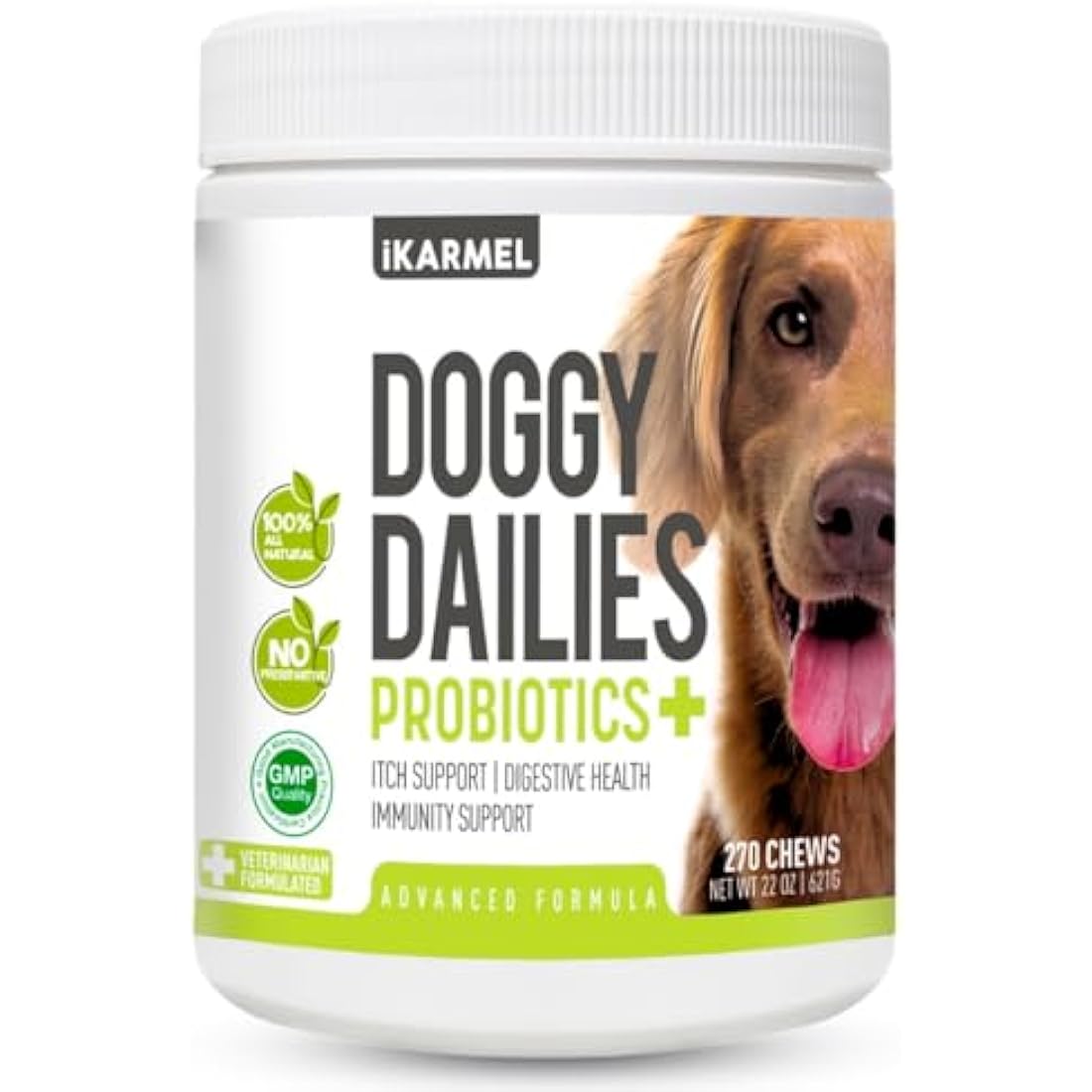 Doggy Dailies Probiotics for Dogs – Digestive & Immune Support Chews