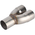 Gorgeri Stainless Steel Exhaust Y Pipe Adapter – 2.5in Dual Outlet
