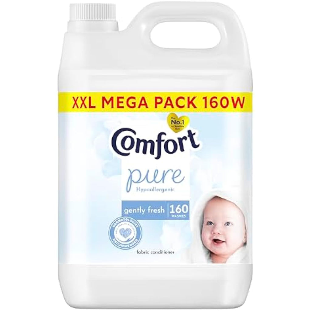 Comfort Pure Sensitive Fabric Conditioner | Hypoallergenic | 160 Washes 4.8L