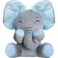 Peek-A-Boo Elephant Plush - Interactive Musical Toy (Blue)
