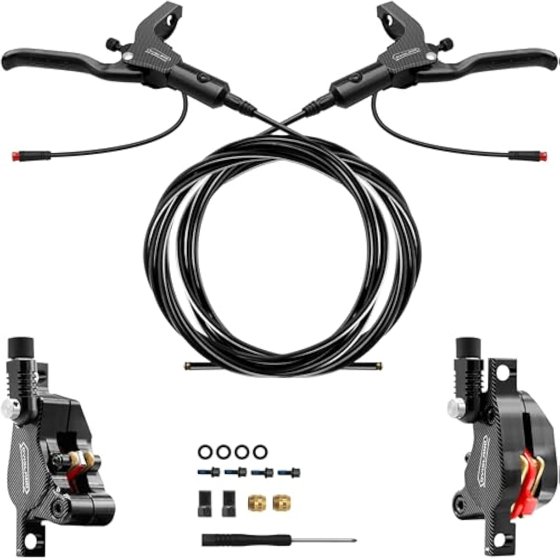 DYISLAND LD-210S Hydraulic Disc Brake Kit for E-Scooter | CNC Aluminum