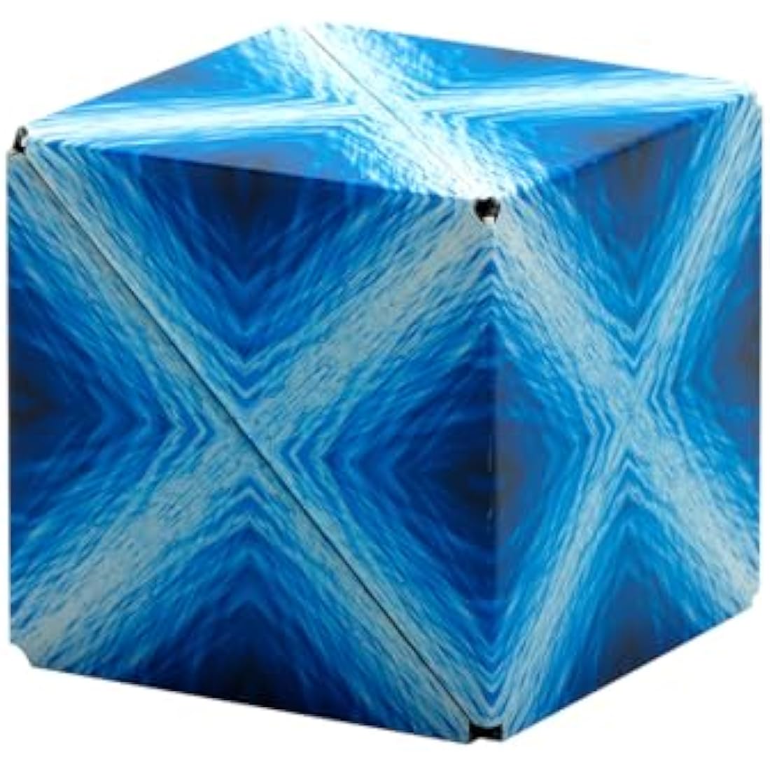 Shashibo Shape Shifting Magnetic Fidget Cube - Blue Planet Sensory Toy
