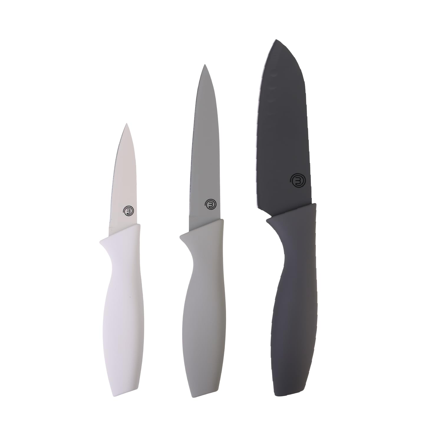 MasterChef 3-Piece Stainless Steel Kitchen Knife Set – Earth Collection