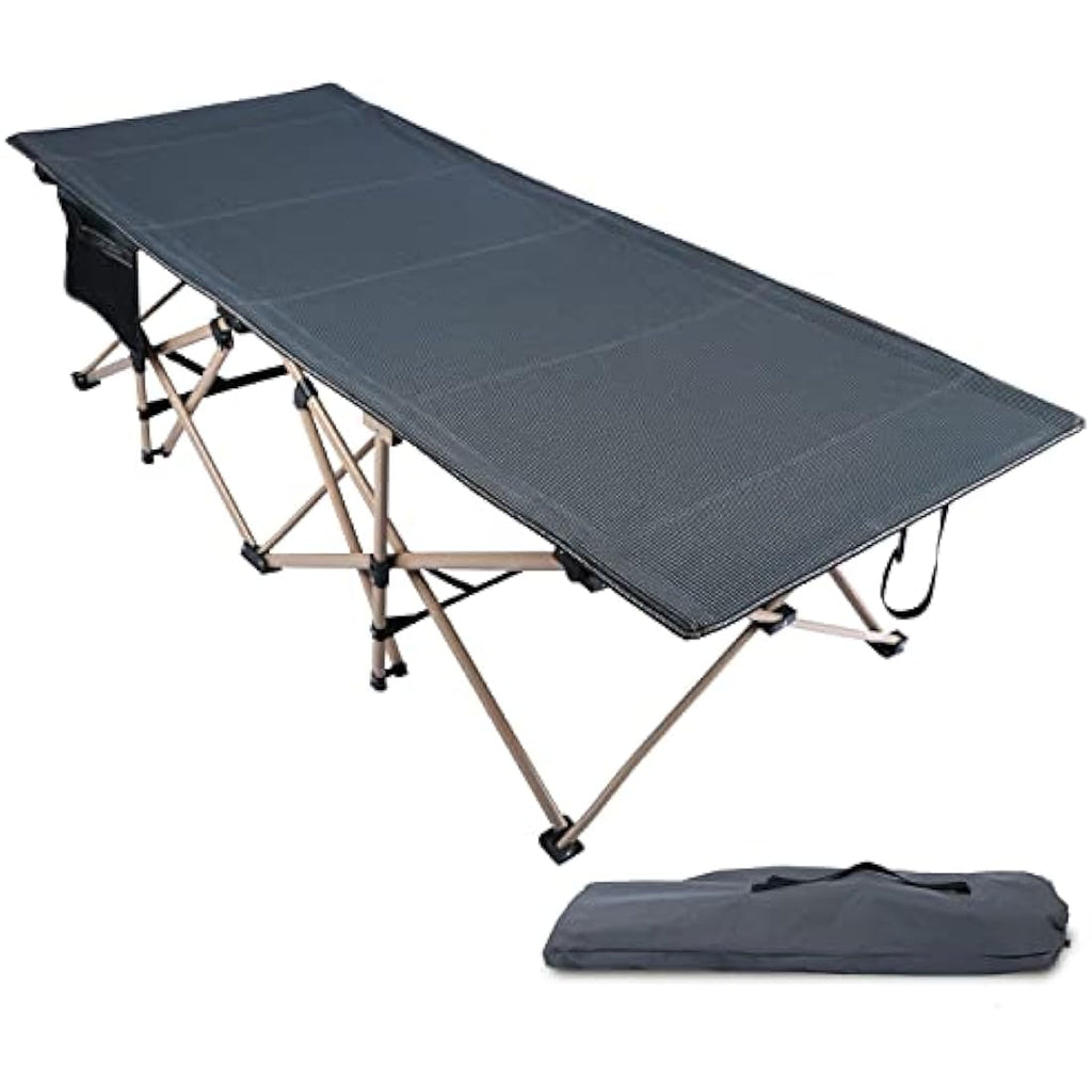 REDCAMP XXL Heavy Duty Folding Camping Cot | 500lbs Portable Bed