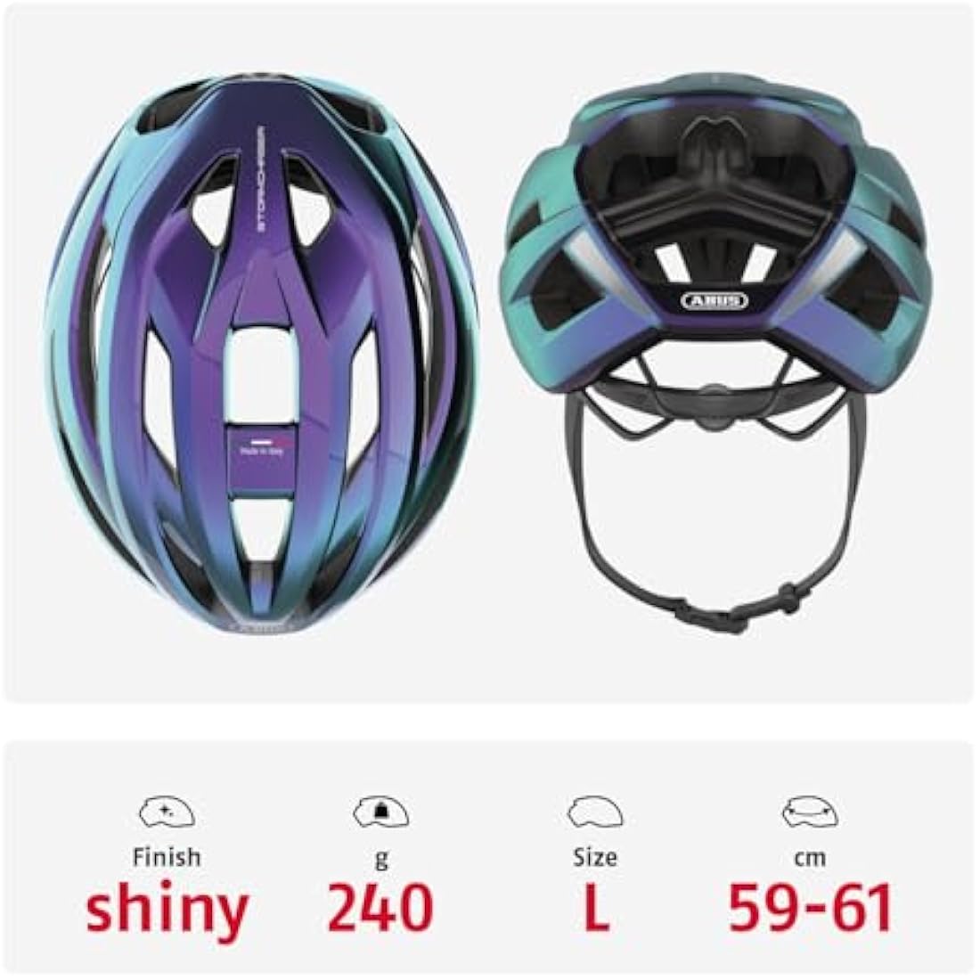 ABUS StormChaser ACE Road Bike Helmet – Lightweight Racing Bicycle Helmet