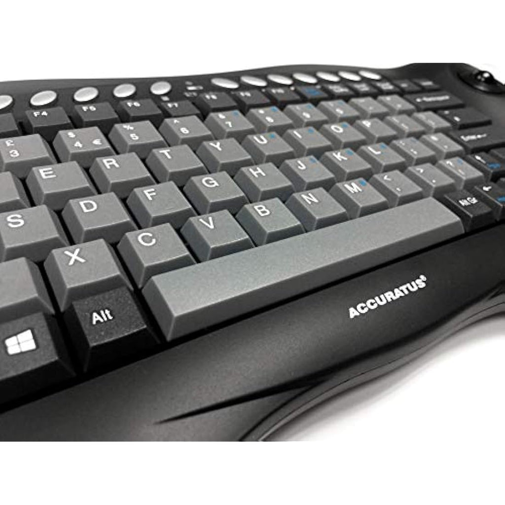 Accuratus Toughball 2 – Wireless Mini Keyboard with Optical Trackball