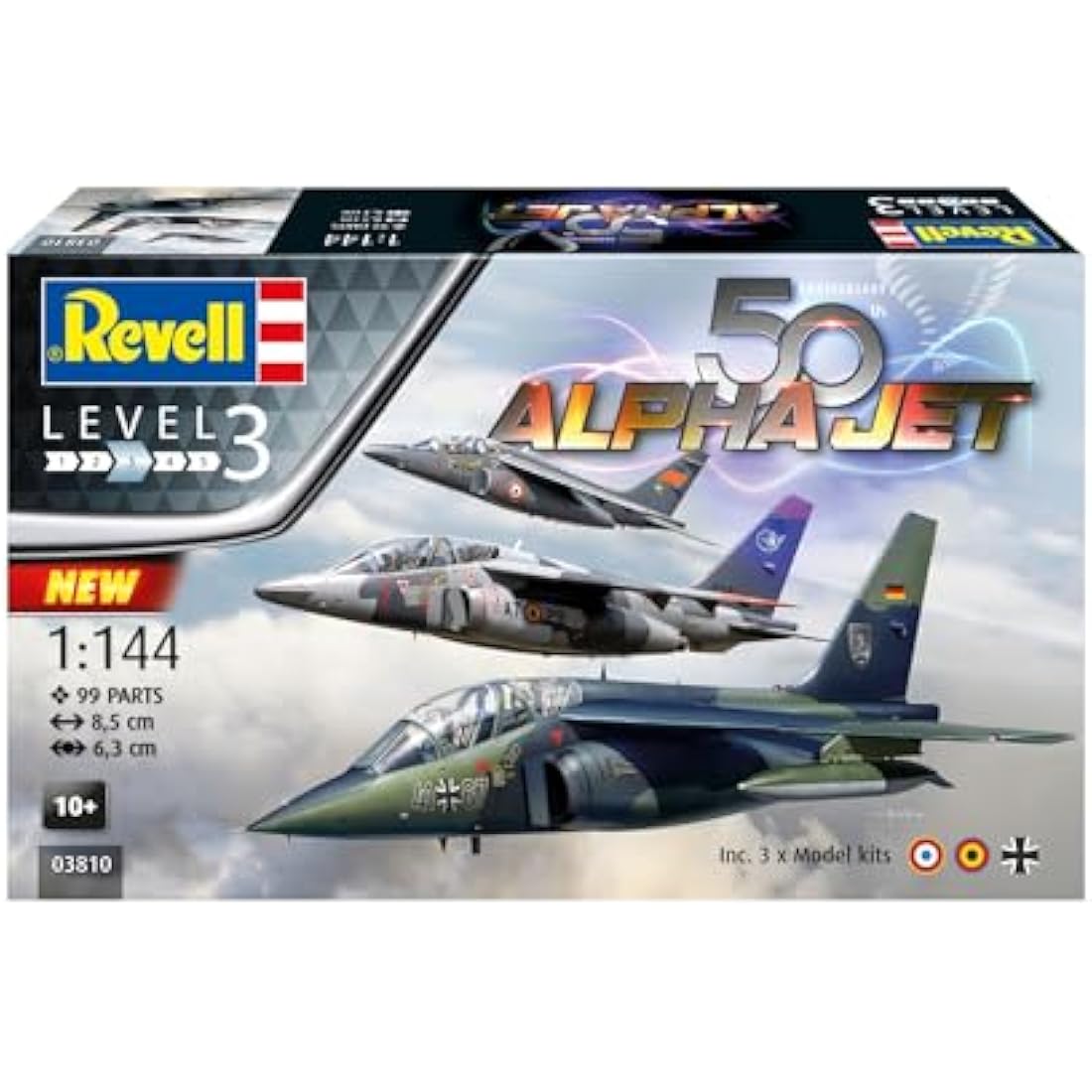 Revell Alpha Jet 50th Anniversary 1:144 Scale Plastic Model Kit