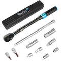 Shall 3/8" Torque Wrench Set (5-60Nm) 11-Piece Kit for Cars & Motorcycles