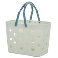 Jolof Store Heart Shaped Plastic Storage Basket Organizer Bin - 4 Colors
