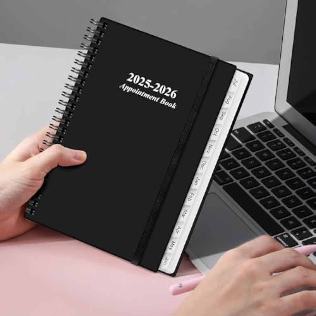 Jolof Store 2025-2026 Hourly Appointment Book | Weekly Planner, Black