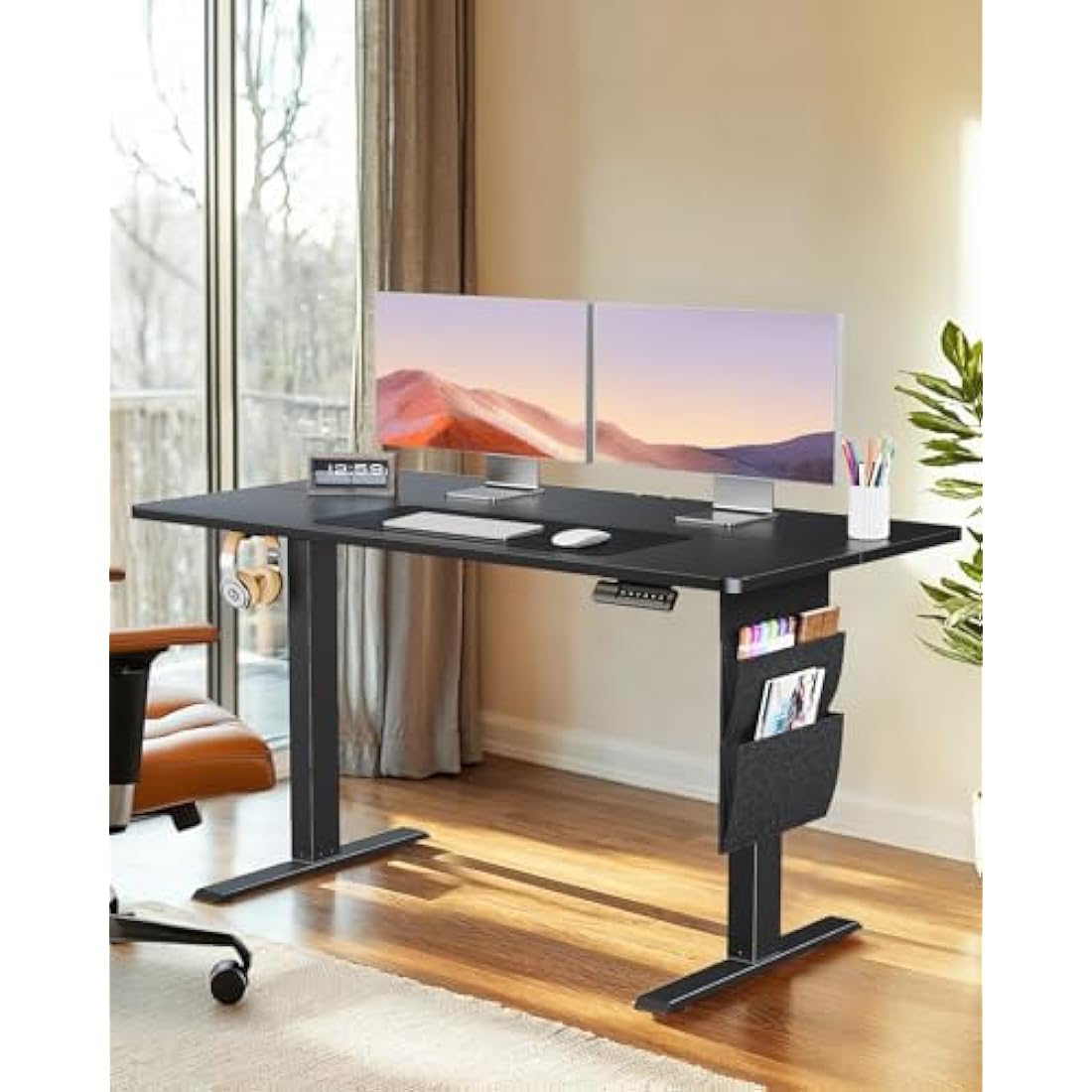 ErGear Electric Standing Desk | 120x60cm Height Adjustable Sit Stand Desk
