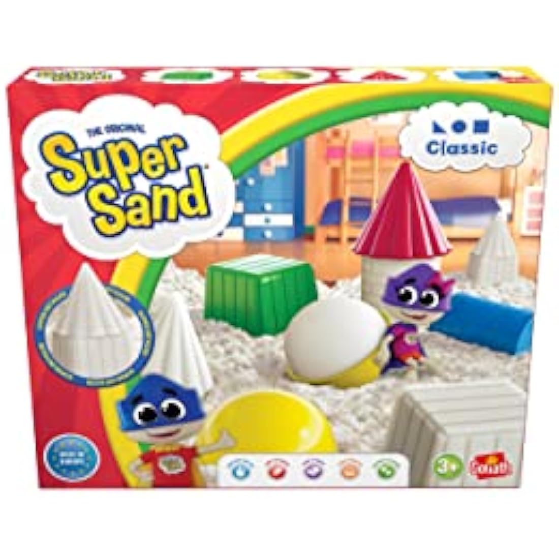 Super Sand – Classic White Magic Modeling Sand for Kids