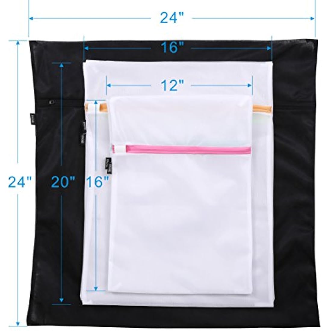BAGAIL Mesh Laundry Bags | Durable Reusable Wash Bags for Delicates