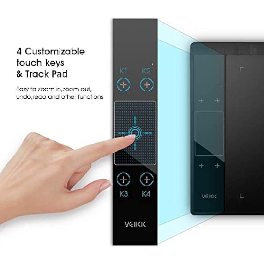 VEIKK A30 Graphic Drawing Tablet – 10x6 Inch Pad with Battery-Free Pen