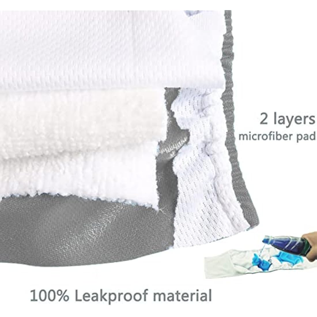 LeerKing Male Dog Belly Bands – Leakproof Reusable Diapers, 3 Pack, XXXL