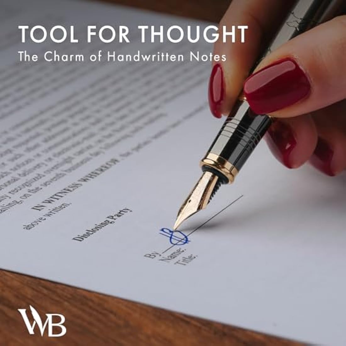 Wordsworth & Black Primori Fountain Pen Set - Gunmetal Gold Extra Fine