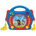 Lexibook Paw Patrol Portable CD Player with 2 Microphones - Blue