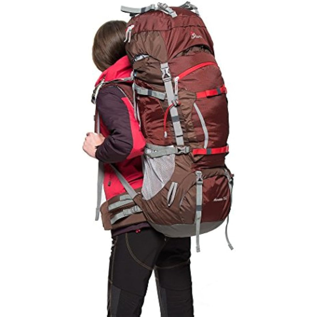 Mountaintop 70L Hiking Backpack – Internal Frame Water-Resistant Rucksack