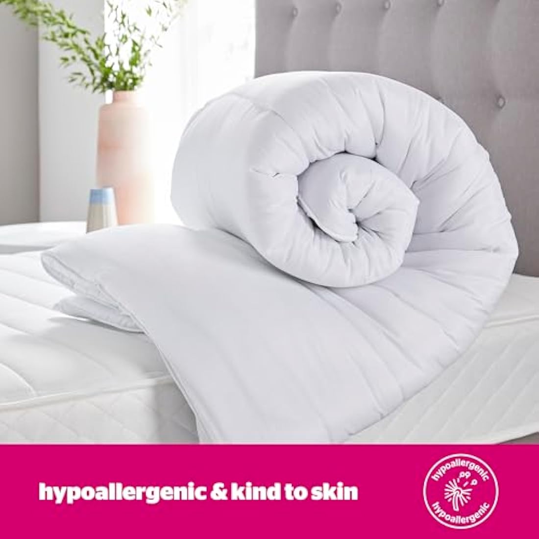 Silentnight Ultrabounce 10.5 Tog Double Duvet – Hypoallergenic Quilt