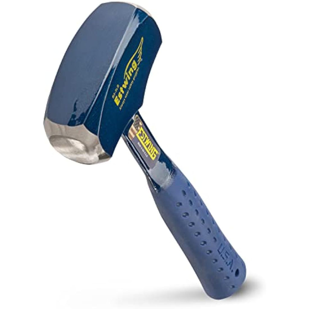 Estwing 3lb Club Hammer – Forged Steel with Blue Shock Reduction Grip