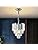 K9 Crystal Chandelier – Luxury Silver Round Ceiling Light