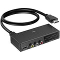 Jolof Store 3-in-1 Scart RCA HDMI to HDMI Converter Switcher | 1080P 4K