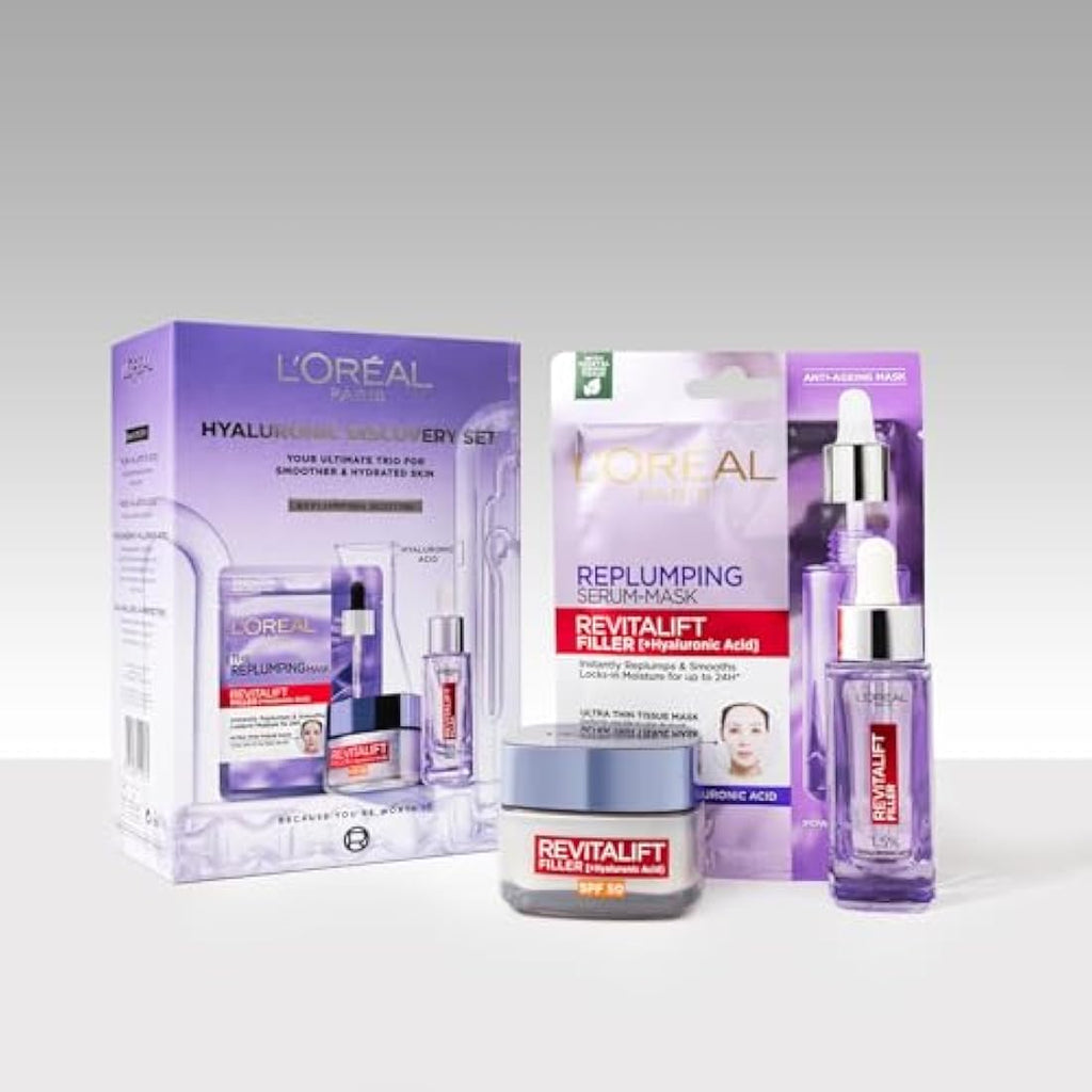 L'Oréal Paris Revitalift Hyaluronic Acid Skincare Discovery Gift Set