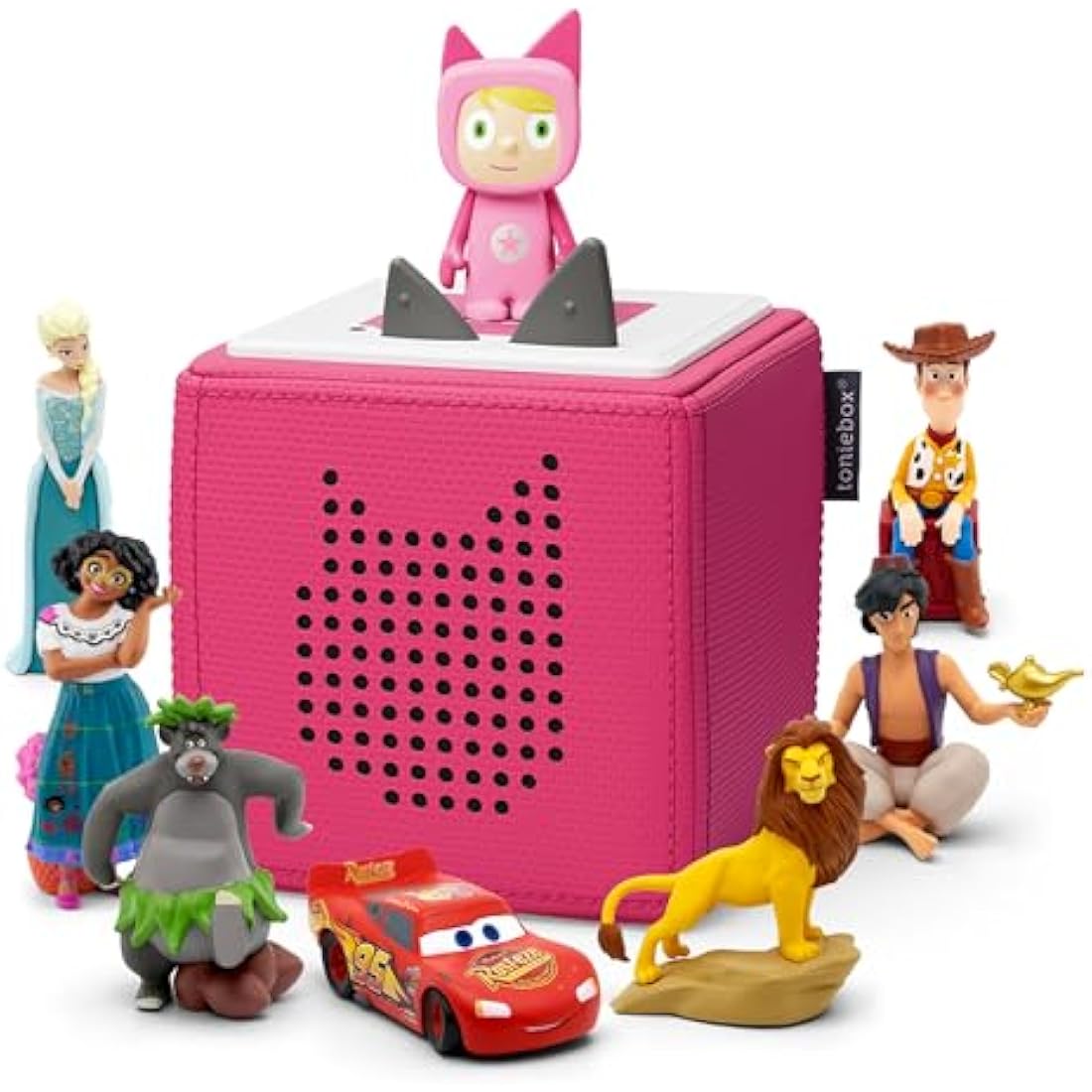 Disney Tonies Ultimate Audio Bundle – 8 Figures with Creative-Tonie, Pink