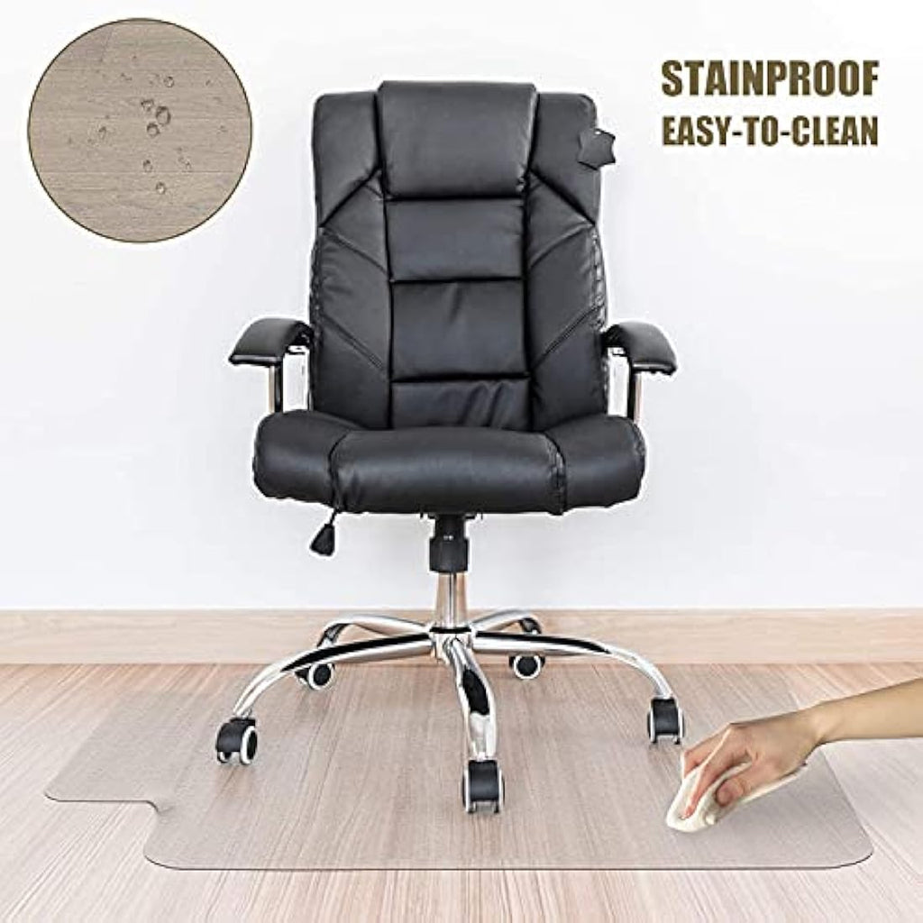 Jolof Store Clear Chair Mat for Hard Floors | 90x120cm Transparent Mat
