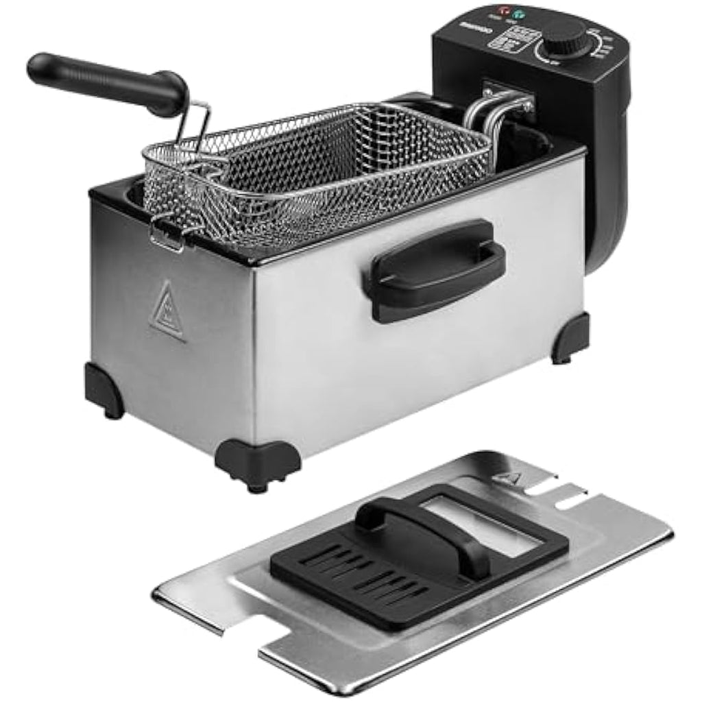 Daewoo 3L Deep Fat Fryer – 2000W Electric Steel Fryer with Window