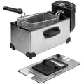 Daewoo 3L Deep Fat Fryer – 2000W Electric Steel Fryer with Window