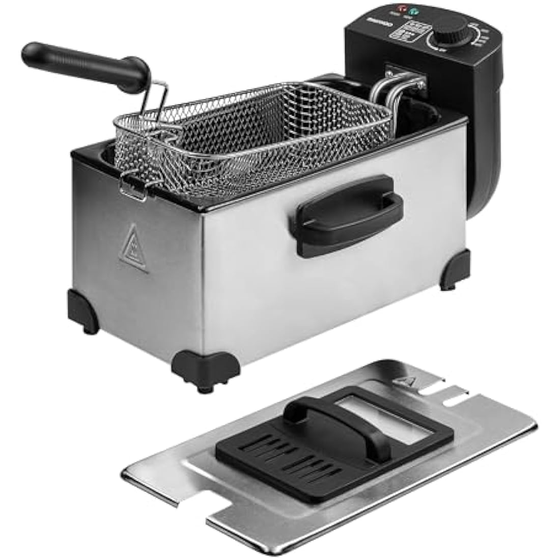 Daewoo 3L Deep Fat Fryer – 2000W Electric Steel Fryer with Window