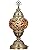 DEMMEX Handmade Mosaic Glass Table Lamp – Antique Brass Bedside Light