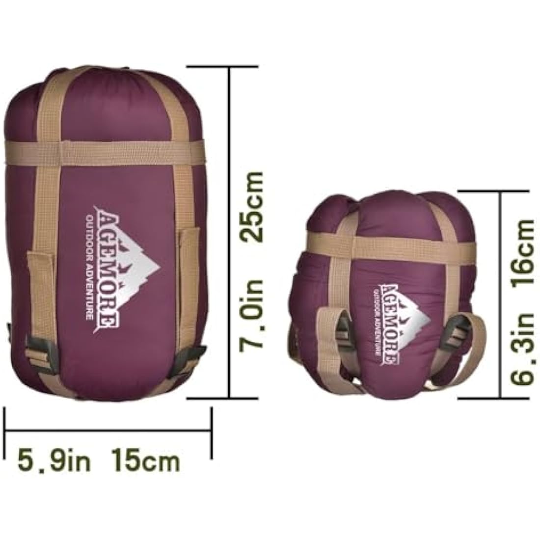 Agemore Lightweight Envelope Sleeping Bag – Ultra-Light Camping Gear