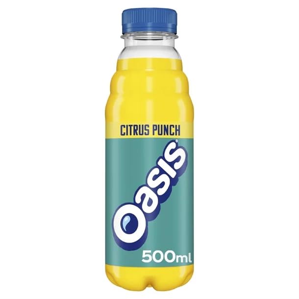 Oasis Citrus Punch Fruit Juice Drink - 12 x 500ml Bulk Multipack