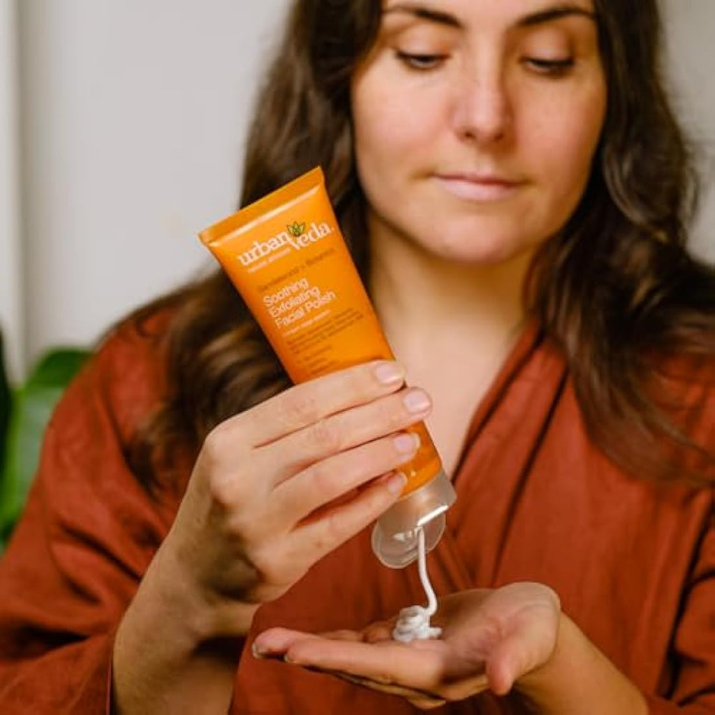 Urban Veda Soothing Sandalwood Face Scrub for Sensitive Skin - 2 Pack