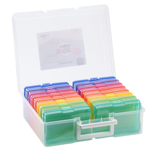 Vaessen Creative Craft Storage Box with 16 Colorful Inner Containers