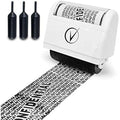 Vantamo Identity Theft Protection Roller Stamp with 3 Refills – White