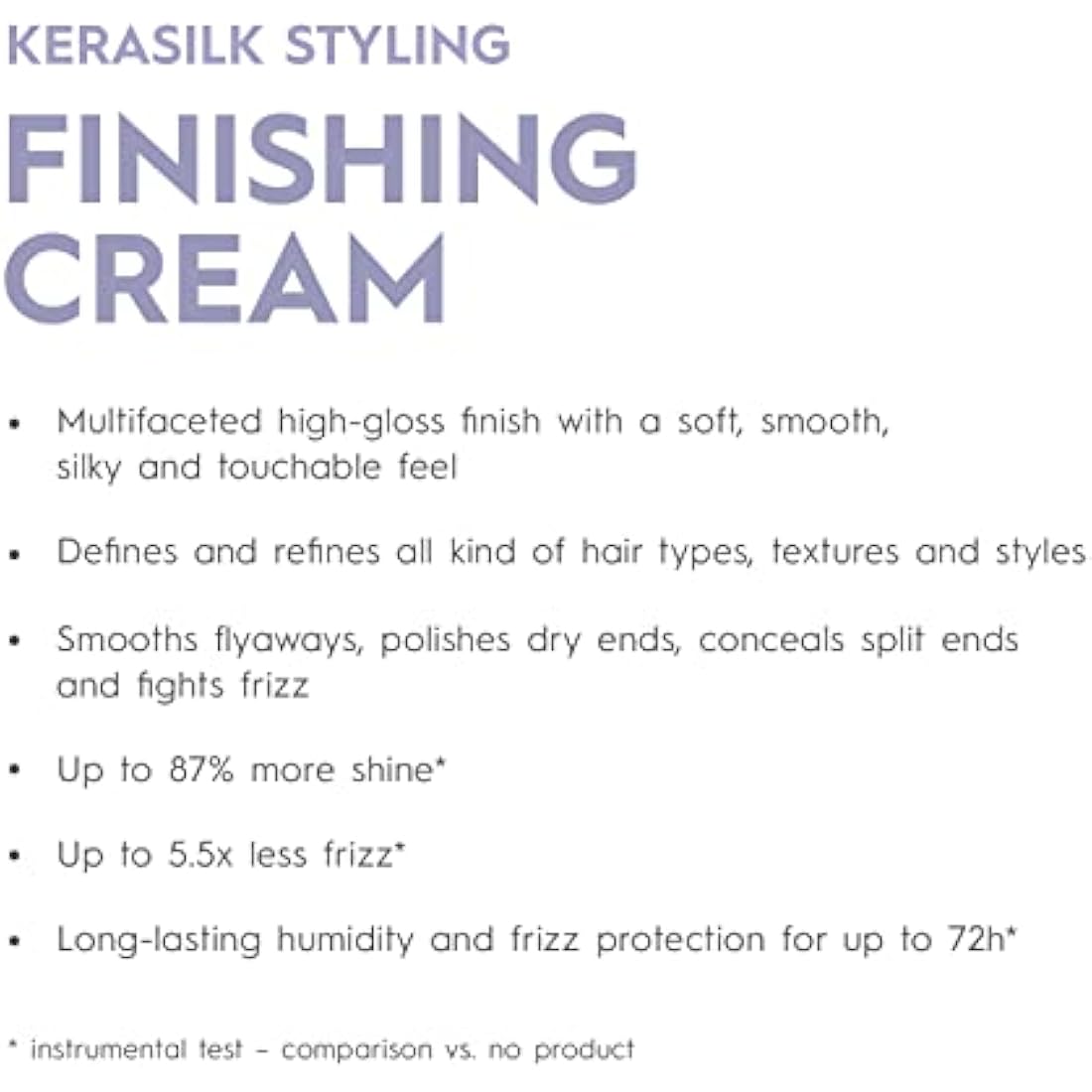 Kerasilk Finishing Cream – Anti-Frizz Smoothing Styling Cream, 50ml