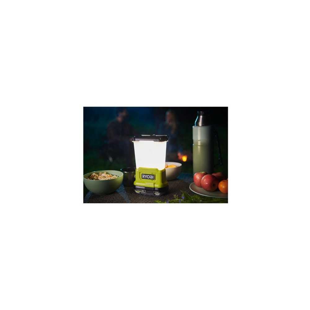 Ryobi 18V ONE+ Cordless Lantern Light - 360° LED Camping Light (Bare Tool)